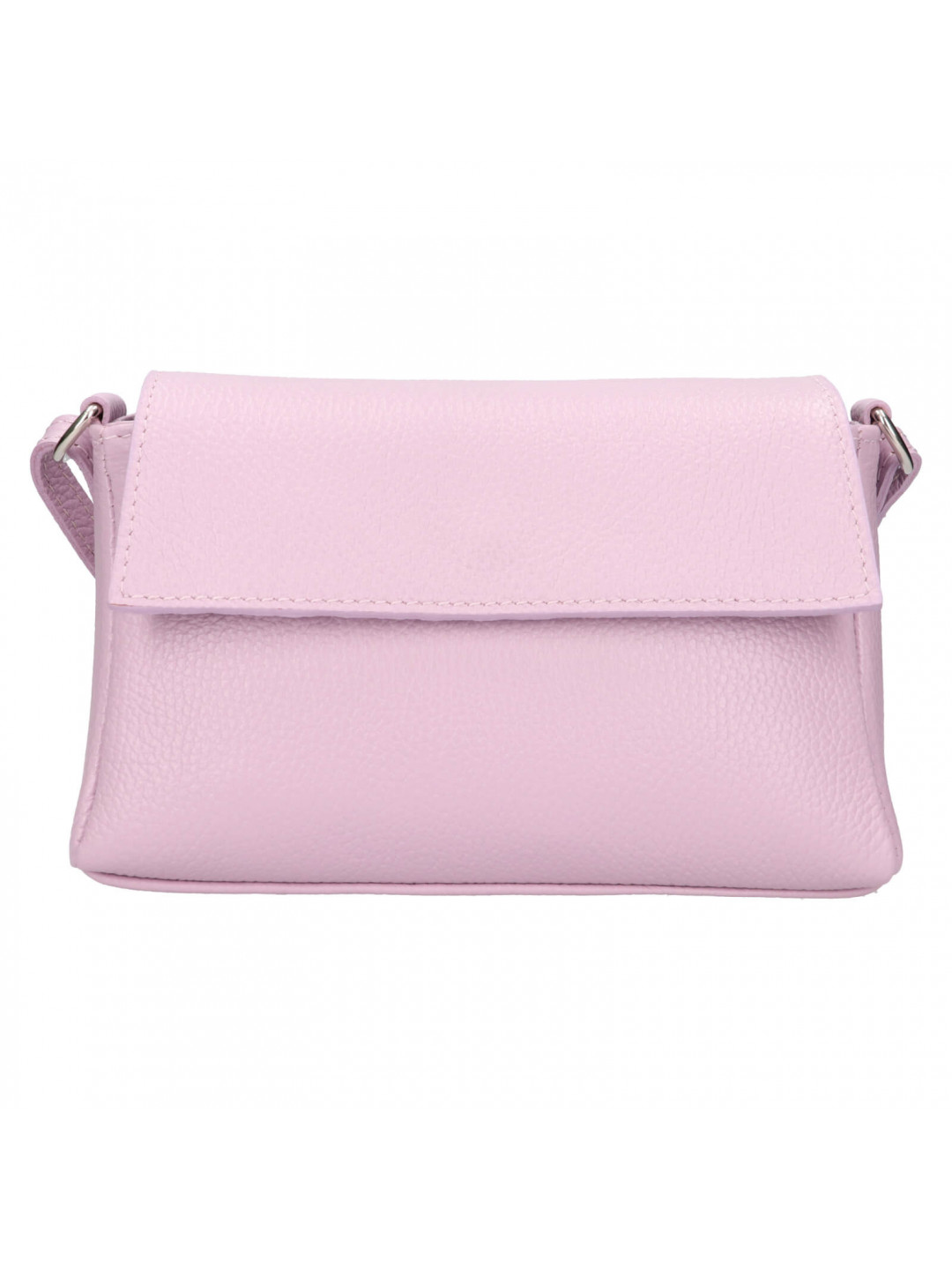 Dámská kožená crossbody kabelka Italia Darina – světle fialová